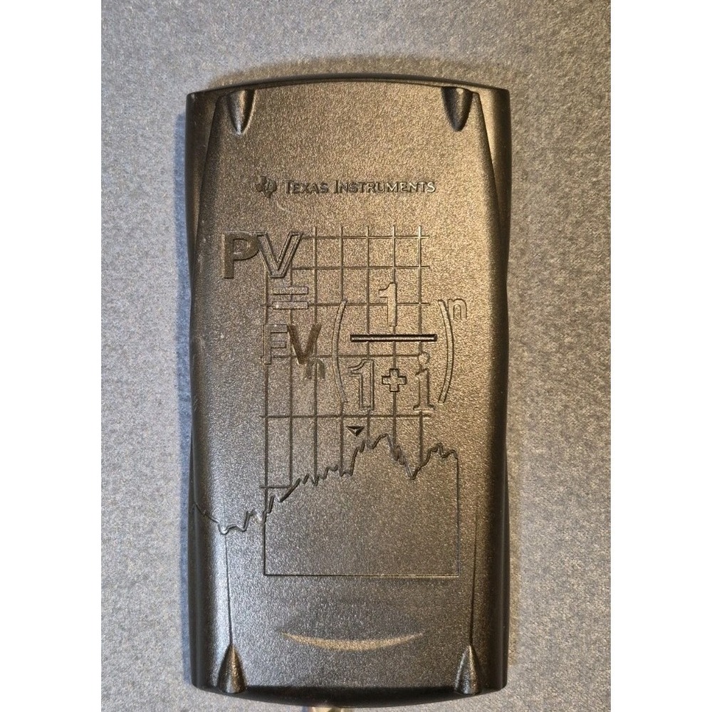 Texas Instruments BA II Plus Professional Calculator With Cover New Battery